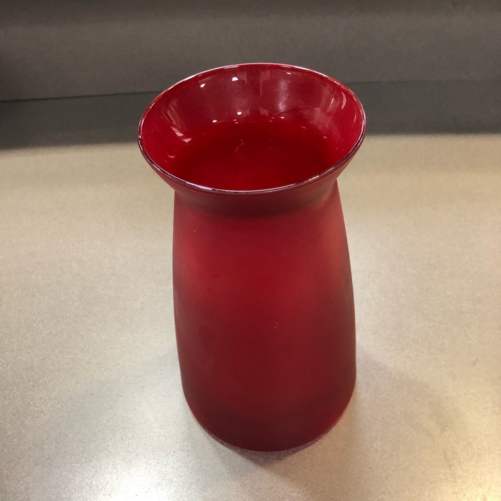 Red Vase